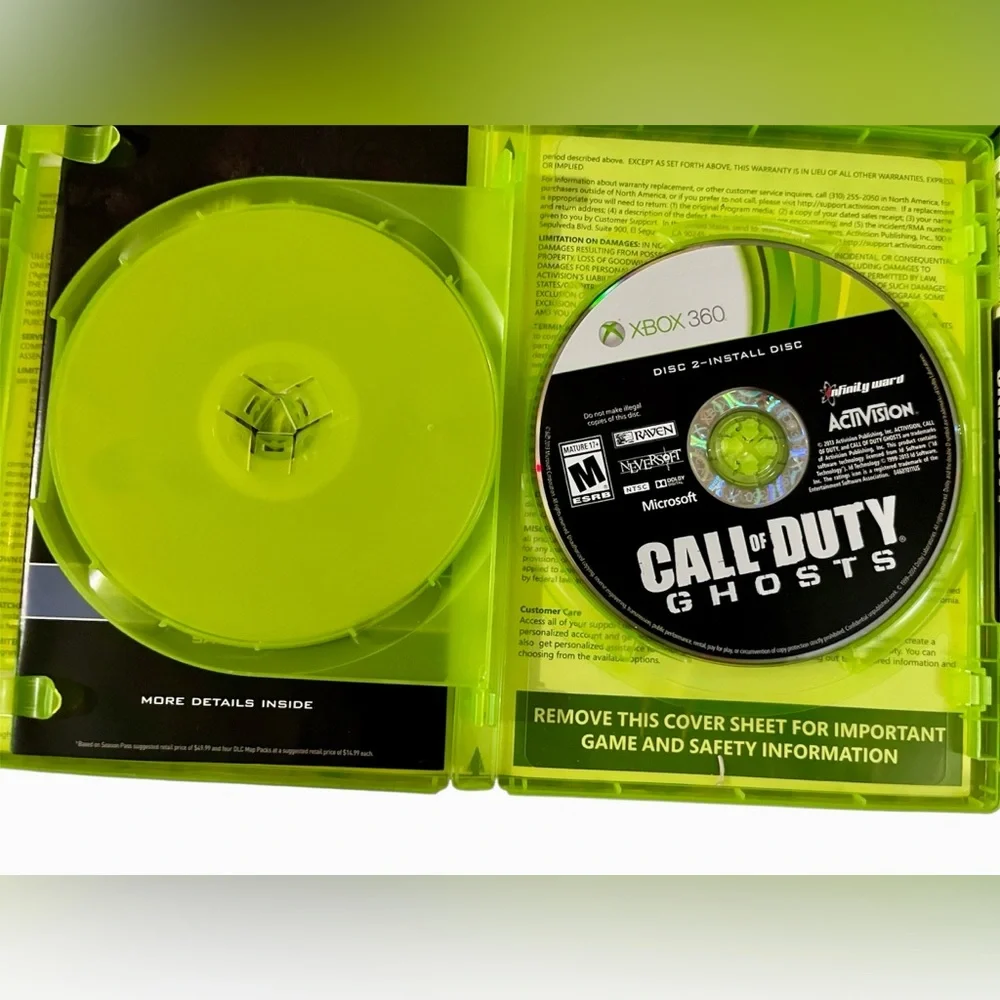 Xbox 360 Call of Duty Lot (4 Games) – Black Ops, MW3, Ghosts, Advanced Warfare